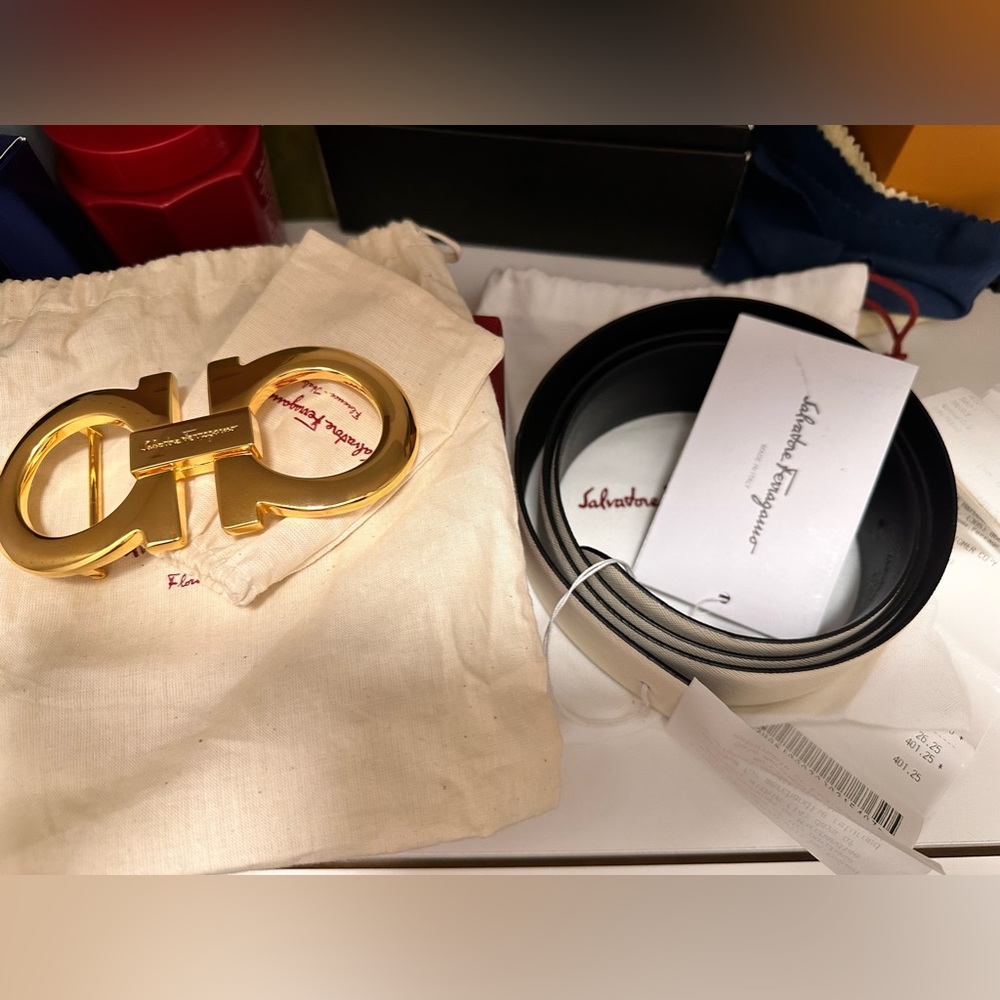 salvatore ferragamo Xl Gancini Belt